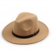 Fedora Hat Chapeu Feutre Design 's Chapeu Feminino Laday Wide Brim Sombrero  eb-27673115