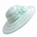 s Ladies Stripe Hat Elegant Wide Brim Sun Hat Summer Beach Hat A437  eb-73259457