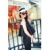  Vintage Summer Folding Straw Sun Hat Beach Wide Brim Derby Girl Sun Hats  eb-13036729