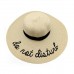 Summer  Sun Hat Wide Brim Straw Hat Letter Embroidery Foldable Beach Hat RT  eb-34715195