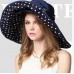 's Wide Huge Brim Foldable Sun Hats Cotton Summer AntiUV Beach Visor Caps   eb-23157698