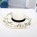 New Paillette Embroidered Letter Straw sun beach Kentucky derby Floppy Hat T207  eb-48759831