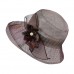  Gradient Color Flower Sun Hat AntiUV Cloth Wide Brim Mesh Beach Hat Caps  eb-04385845