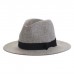 's 100% Wool Wide Brimmed Hat  Floppy Felt Trilby  Winter Casual Hat for   eb-62745047