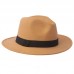 Fashion s Ladies Wool Felt Cloche Wide Brim Trilby Fedora Panama Hat Cap K8  eb-26018722