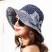  Fashion Straw Patch Summer Hat Bow Wide Brim Head Wear Cap Beach Sun Hats   eb-24773548