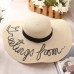 Summer 's Casual Hat Straw High Quality Letter Design Wide Brim Accessories  eb-75523556