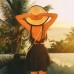 'S Wide Brim Beach Sun Hat Straw Beach Cap For Girls Tour Hat  eb-67395382