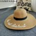 Summer Beach  Big Wide Brim Straw Hat Foldable Unisex Sun Do Not Disturb  eb-20563565