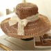 Lady Lace Straw Summer Beach Hat Wide Brim Sun Cowboy Foldable Floppy Exotic Cap  eb-42389764