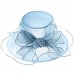 s Organza Church Wide Brim Fancy Derby Tea Xmas Party Wedding Hats Blue Bow 759981209857 eb-37188330