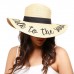 DESIGER INSPIRED "TALK TO THE SAND" CRUSHABLE WIDE BRIM FLOPPY SUN HAT  eb-91133969