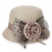 s Hat Flower Wide Brim Floppy Straw Cap Summer Beach Sun Panama Lot  eb-04651564