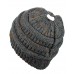 CC BeanieTail CONFETTI Soft Stretch Cable Knit Messy High Bun Ponytail Beanie 602773790722 eb-17431057