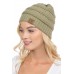 Brand New CC Beanie s Cap Hat Skully Unisex Slouch Color Cable Knit Beanie  eb-98838165