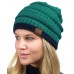 NEW CC Beanie Trendy Warm Accent Lined Chunky Soft Stretch Cable Knit Beanie  eb-51197713