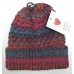 CAPPELLIFICIO FIORENTINO Woman's Beanie Pink/Orng/Teal Wool Blend Made Italy  eb-15756353