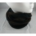 Beanie hat skully infinity scarf cap stretchy black brown stripes  eb-66116942