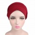  Elastic Hat Chemo Cap Hair Loss Beanie Headwrap Muslim Hijab Turban Scarf  eb-99485974