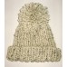 Oatmeal Hand Knit Handmade Chloe Kim Style Beanie Cap Hat U.S. Olympics  eb-32295799