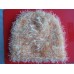 Hand knitted warm & soft beanie/hat  fuzzy soft peach  eb-41115382