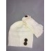 Rampage 's Ivory Knit Beanie Hat Fingerless Gloves Gift Set One Size New  eb-66941740