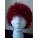 Hand knitted fuzzy & soft beanie/hat   burgundy red  eb-12609868