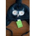 NEW Kate Spade 's Night Owl Hat Beanie Black W/ Pom Poms  eb-98388817