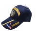 U.S. Navy Veteran Vet USA Flag "V" Digital Blue Embroidered Cap Hat 592bx  eb-85912979