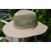 Fisherman Cowboy Crushable Wide Brim Hiking Mesh Hat Sun Cap Vented Khaki OSFM  eb-64342415