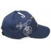 Shriner Emblem Navy Blue With Shadow Embroidered Cap  eb-84484829