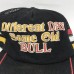 Vintage Different Day Same Bull Snapback Trucker Hat Cap 70s 80s USA STRIPES  eb-74551461