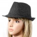 's 's Classic Thick Short Brim Manhattan Gangster Trilby Cap Fedora Hat  eb-62258183