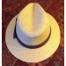 THE HATTER CO. Beige Straw Fedora Hat / Brown Bow / Style 5814  eb-15549760