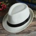 Fashion  's Fedora Trilby Wide Brim Straw Cap Summer Beach Sun Panama   eb-21430242
