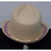 s PANAMA JACK Fedora Hat Paper Braid w Shell Beaded Trim 2" Brim PJL567 NWT  eb-24999639