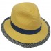 's summer vacation travel wide brim Gambler Fedoras Cowboy Poly Braid hats   eb-94918881