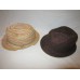 2 Lot s Hats Natural Material Brown Metallic & Pastel Jute OSFM One Size  eb-53550358