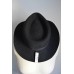 $68 Biltmore for Madewell Straight Brim Felt Fedora Black Hat Cap e1226  SM  eb-75377973