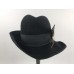 Vintage Doeskin Felt Bollman Black 100% Wool Fedora Hat  eb-96167859