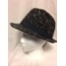 Collection XIIX Animal Print Fedora Hat One Size HS122481 Stonewash Grey NWT  eb-75841848