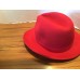 Vtg KANGOL s Red Wool FEDORA Center Dent Hat Tan Felt   eb-48698587