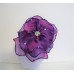 Ladies Kentucky Derby Purple Flower Fascinator with Rhinestones NWT  eb-16632397