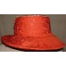 BEN MARC INTERNATIONAL Orange Floral Rhinestone Bling Sunday Church Derby Hat  eb-52425738