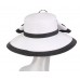 's Church Hat  Derby hat  White/Black  4681  eb-76243687