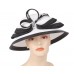 's Church Hat  Derby hat  White/Black  4681  eb-76243687