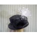 Kentucky Derby Hat  Black and White  Church Hat  Victorian Hat  Garden Party  T  eb-34547602