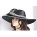 Kentucky Derby Hat Church Hat 's Hats Black Black White Rhinestones Elegant  eb-84911553