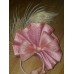 s Kentucky Derby Hat Horse Races Pink Peacock Feathers Made in Australia   eb-08371470