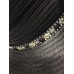 New Whittall And Shon Black Hat Rhinestones Metallic Beading Derby Adjustable  eb-86626873